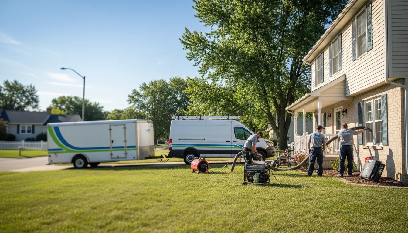 Flooded Basement Restoration And Cleanup With Repair in Grundy Center, IA near me
